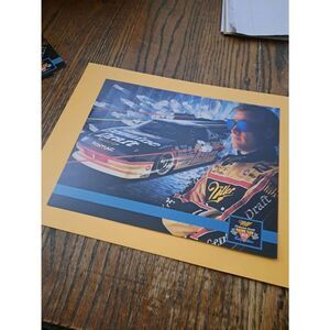 Vintage Rusty Wallace 8x10 Driver Card Miller Genuine Draft MGD #27 Spec Nascar